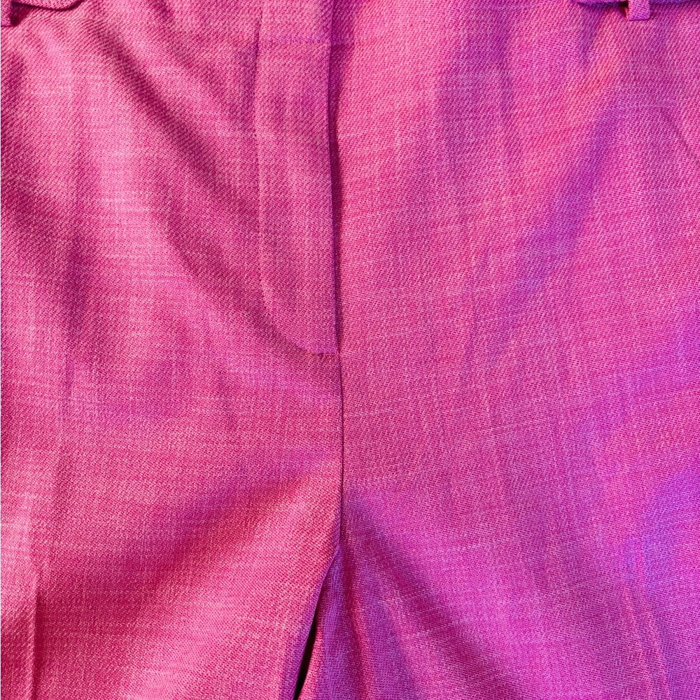 Talbots Pink Wide Leg Women's Pants Lined Women’s Size 16 Spring Fun NEW - Picture 10 of 14